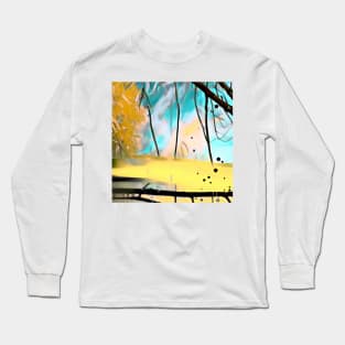 Abstract autumn forest Long Sleeve T-Shirt
